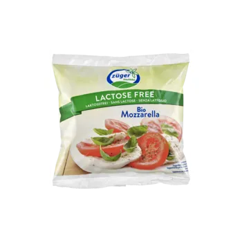 Mléko Züger Mozzarella bez laktózy 235g bio