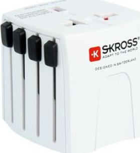 Cestovní adaptér (redukce) univerzální Skross MUV 2.5A Micro - bílý