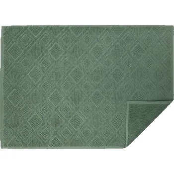 Koupelnová předložka Koupelnové předložky GRAPHICS MOSAIC RELIEF, zelená, Framsohn Výška cm: 70, Šířka cm: 50
