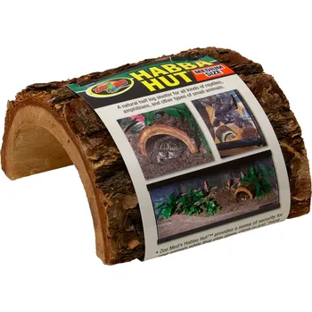 Dekorace do terária Zoomed přírodní dřevěná skrýš M