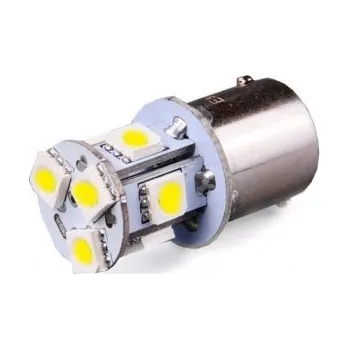 Autožárovka Žárovka LED 24V 5W BA15s červená 8xSMD
