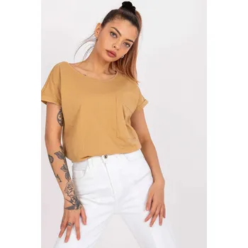 FPrice Basic triko s kapsou camel Velikost: S