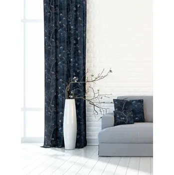 Dekorační látka nebo závěs, Blackout Květiny v oceánu, 150 cm