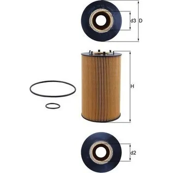 Olejový filtr Olejový filtr MAHLE OX 435D