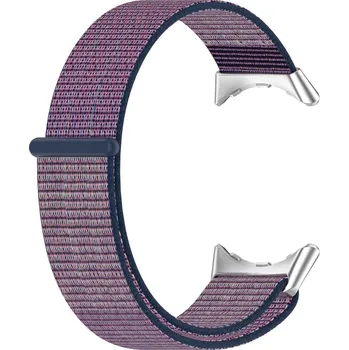 Příslušenství k chytrým hodinkám eses Nylonový řemínek na suchý zip pro Google Pixel Watch 1, 2 - Fialový