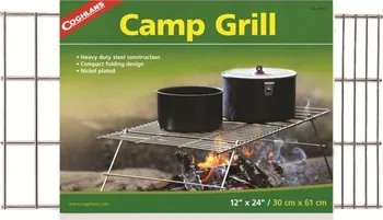 Grilovací rošt Coghlan’s Camp Grill kempingový gril 30 x 61 cm