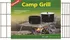 Grilovací rošt Coghlan’s Camp Grill kempingový gril 30 x 61 cm