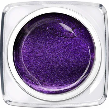 Lak na nehty BIO NAILS CHARM barevný gel 80308 Glimmer Dark Purple 5 ml