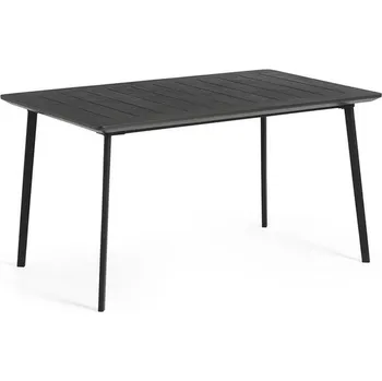 Zahradní stůl KETER METALEA Zahradní stůl, 146 x 87 x 75 cm, imitace kovu černá 17209811 free_store_pickup