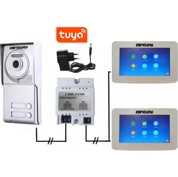 Set WIFI P2P TUYA videozvonku | ZONEWAY ZW-777 + ZW-702-2