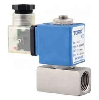 Elektromagnetický nerezový ventil TORK T-SK 603.5 DN 15, 230 VAC