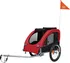 Přívěsný vozík pro psa Trixie Vozík pro psa za jízdní kolo 53 x 60 x 60/117 cm černý/červený
