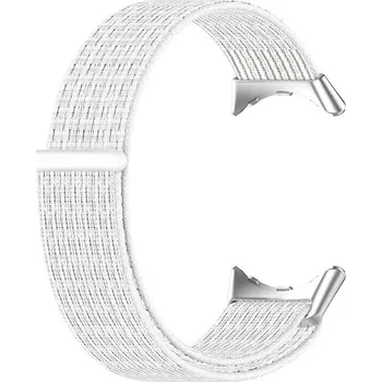 Ostatní příslušenství k chytrým hodinkám eses Nylonový řemínek na suchý zip pro Google Pixel Watch 1, 2, 3 41mm a 4 41mm - Bílý