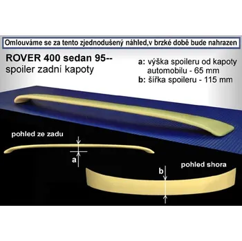 Auto-moto Spoiler zadní kapoty, ROVER 400, 95-00 (80.303)