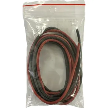 elektrický kabel moRRisCZ Kabel silikonový s měděným jádrem (1.5mm2 průřez jádra, 1.5m černého, 1.5m červeného)