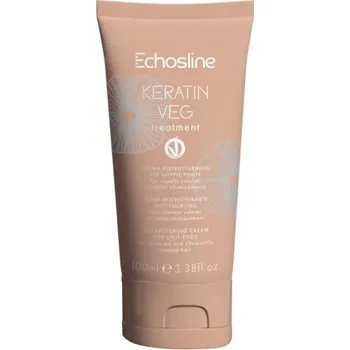 Vlasová regenerace Echosline Keratin Veg Treatment - Krém pro roztřepené konečky 100 ml