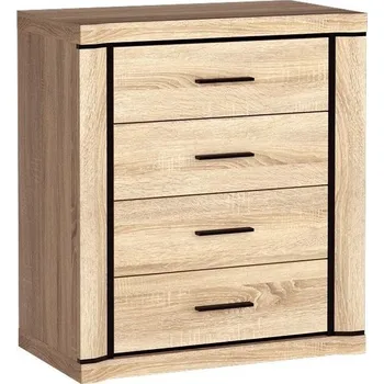 Komoda Komoda DALLAS D-4 barva dub sonoma