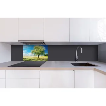 Obklad DIMEX | Dibond za kuchyňskou linku DBW-06040-085 | 60 x 40 cm | Strom na louce + Dibond deska za kuchyňskou linku DIMEX v rozměru 60 x 40 cm, motiv Strom na louce