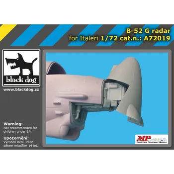 Plastikový model Blackdog 1/72 B-52 radar (ITALERI)