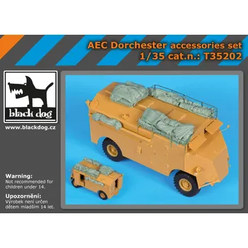 Plastikový model Blackdog 1/35 AEC Dorchester accessories set (AFV)