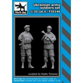Plastikový model Blackdog 1/35 Ukrainian army soldiers set (2 fig.)
