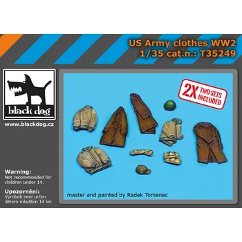 Plastikový model Blackdog 1/35 US army clothes WWII