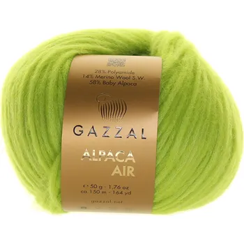 Příze Gazzal Alpaca Air 92 zelené jablko
