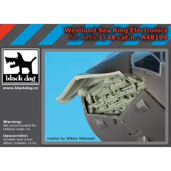 Plastikový model Blackdog 1/48 Westland Sea King electronic (AIRF)