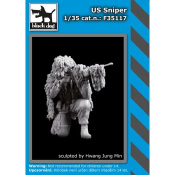 Plastikový model Blackdog 1/35 US sniper (1 fig.)