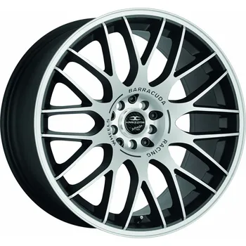 Alu kolo Barracuda KARIZZMA černá matná / leštěná 9,5×19" 5×100 ET 25