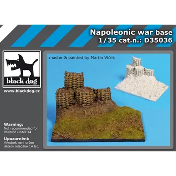 Plastikový model Blackdog 1/35 Napoleonic war base