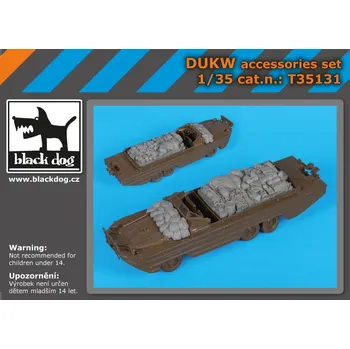 Plastikový model Blackdog 1/35 DUKW accessories set (ITAL)