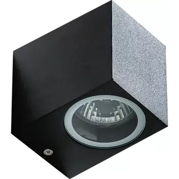 Venkovní osvětlení Venkovní nástěnné osvětlení Rimini 1 Square černé