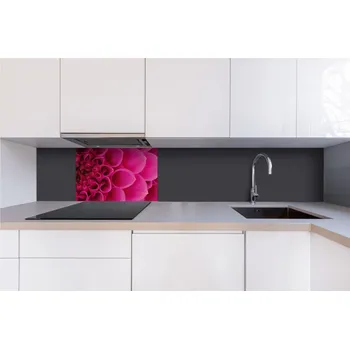 Obklad DIMEX | Dibond za kuchyňskou linku DBW-06040-049 | 60 x 40 cm | Růžová jiřina + Dibond deska za kuchyňskou linku DIMEX v rozměru 60 x 40 cm, motiv Růžová jiřina