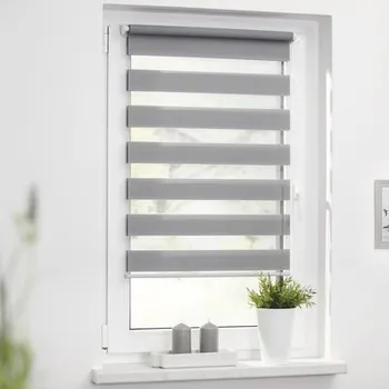 Roleta Roleta Den a Noc šedá 90x150 cm