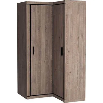 Komoda Rohová skříň DALLAS D-21 barva dub lanýž