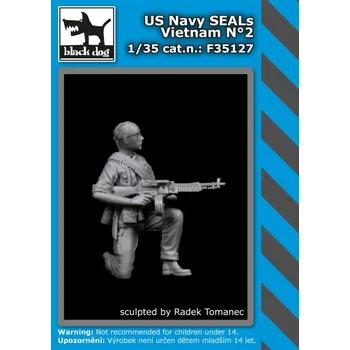Plastikový model Blackdog 1/35 US Navy SEALs - Vietnam No.2 (1 fig.)