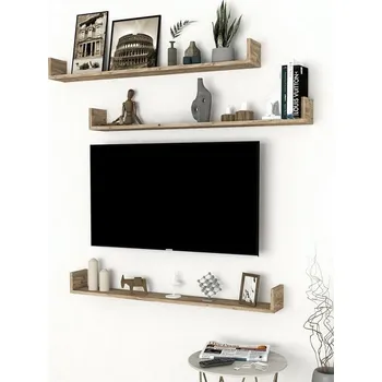 Komoda Závěsné police 120 JODI (3ks) barva borovice