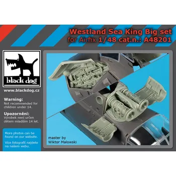 Plastikový model Blackdog 1/48 Westland Sea King big set (AIRF)