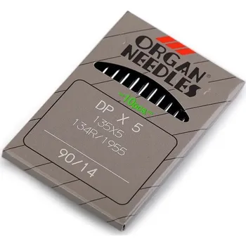 Strojové jehly do průmyslových strojů 70; 80; 90; 100 - 90 nikl