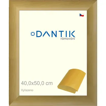 Rám na obraz DANTIK rámeček 40x50 | Vyřazeno | RENÉ přírodní (Plexi Čiré) (Vyrobeno s láskou u nás v DANTIKU)