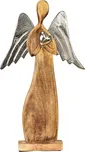 Harasim Mango dřevěný anděl s kovovými…