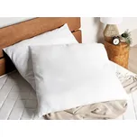 Sada 2 polštářů z mikrovlákna s vysokým profilem 80 x 80 cm polštáře do ložnice na spaní Beliani