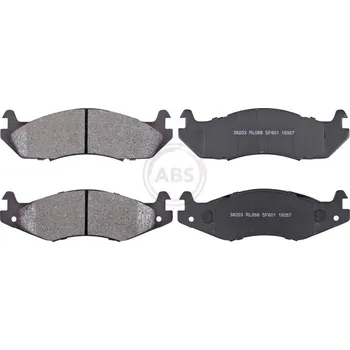 Brzdová destička Sada brzdových destiček, kotoučová brzda A.B.S. 38203