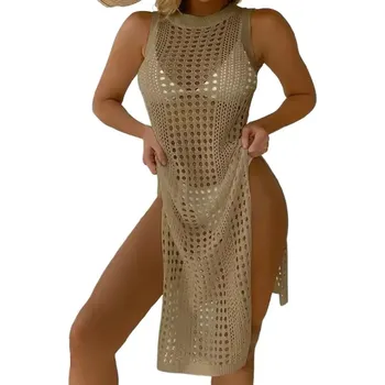 Dámské šaty Amparo Miranda® Plážové šaty AM116, Barva béžová