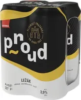 Proud Ležák 4x 0,5 l plech