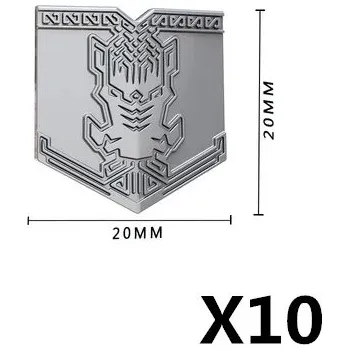 Stavebnice LEGO Stavební kostky erbů a štítů | styl Lego - B226-10PCS