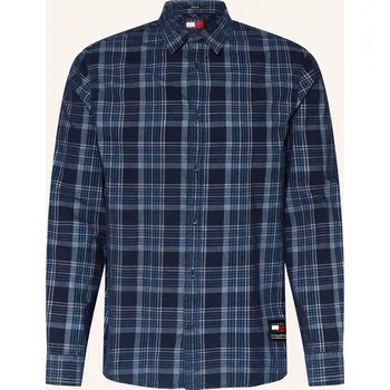 Tommy Jeans Pánská Manšestrová Košile Regular Fit, tmavě...