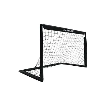 Florbalová branka Unihoc Basic EasyUP Plastic Skládací branka s přepravní taškou a sítí černá, 60x45 cm