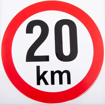 značka 20 km/h samolepka 190 mm